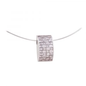 Superbly Glamorous 18ct White Gold Diamond Handbag Mobile Charm - Necklaces  from Cavendish Jewellers Ltd UK