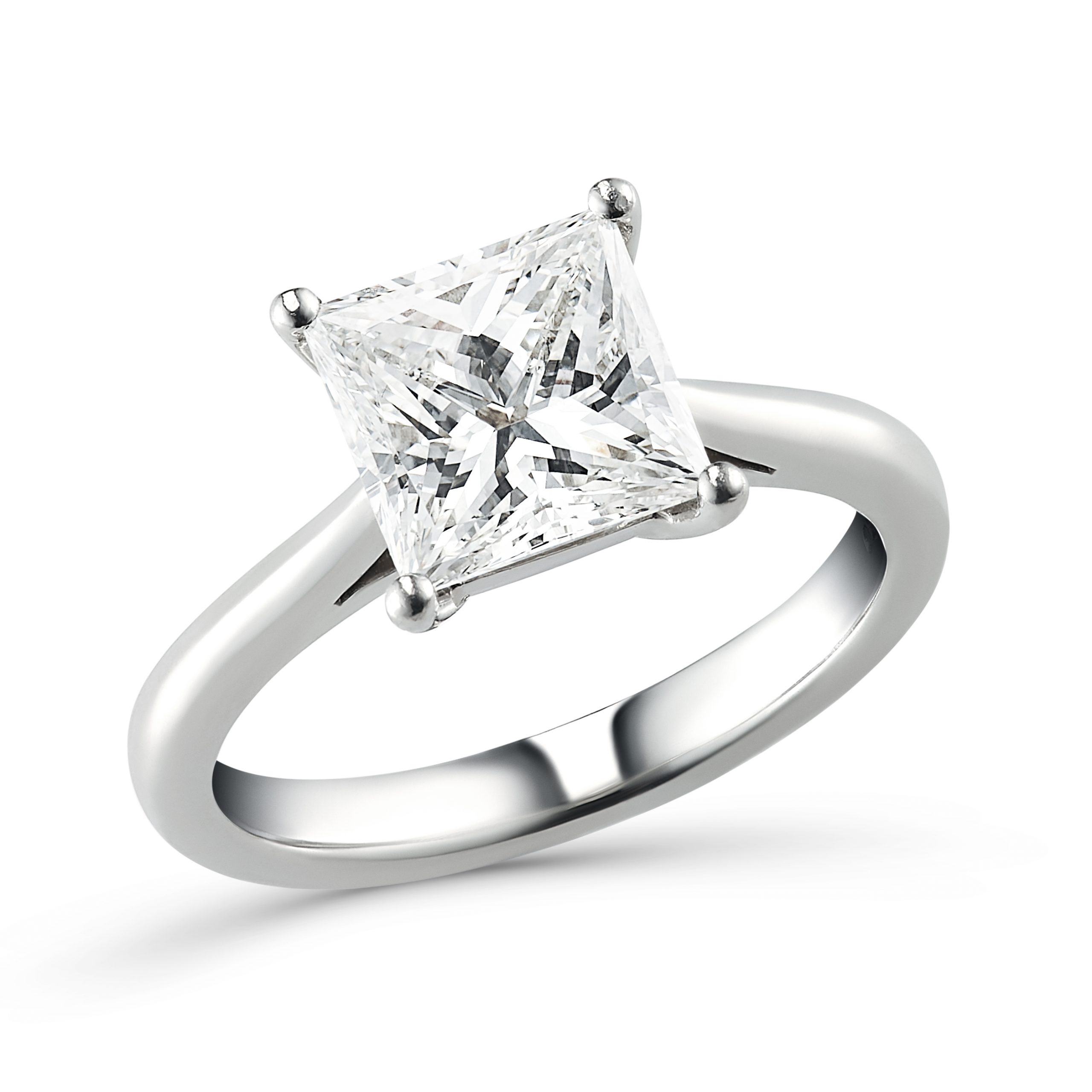Princess Cut Engagement Rings, Gold & Platinum Princess Cut Diamond Rings UK  | Mappin and Webb